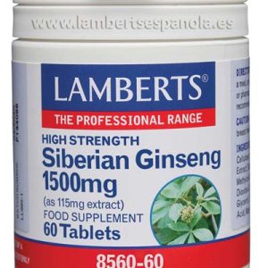 Ginseng Siberiano 1500 mg como extracto estandarizado