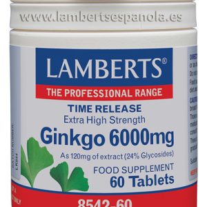 Ginkgo 6.000 mg 60 tabletas