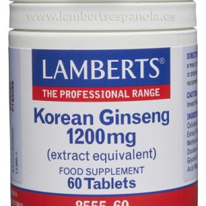 Ginseng Coreano (o Panax Ginseng) 1200 mg